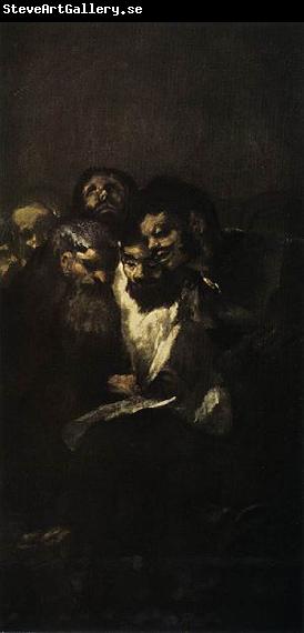 Francisco de Goya Reading